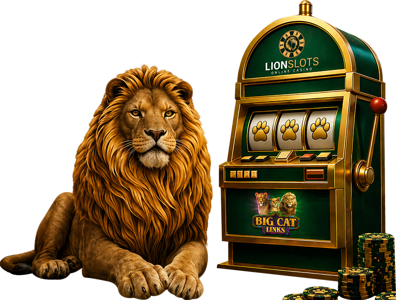 Lion & Slot Machine